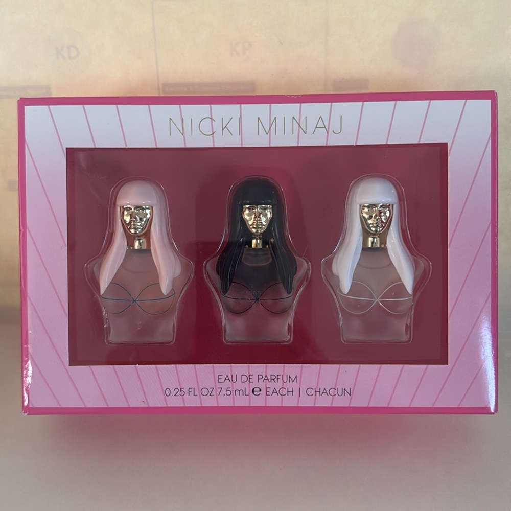 NICKI MINAJ 3p Mini Queen,Pink Friday, Pink Friday Special Edition 0.25oz ea NIB
